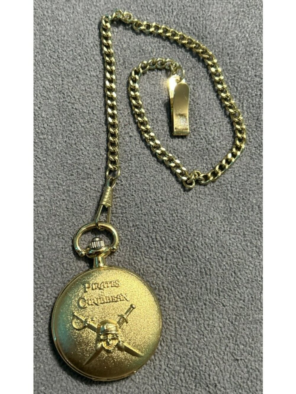 Disney Pirates of the Caribbean VTG Promo Pocket Watch – Fully Working - Picture 1 of 6